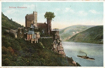 AK Schloss Rheinstein von 1907 (Nr. 1105) - Bild 1 von 2