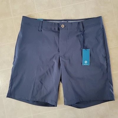 Caribbean Joe Gray Shorts Stretch Fabric Mens Size 36 NEW - Image 1 of 3