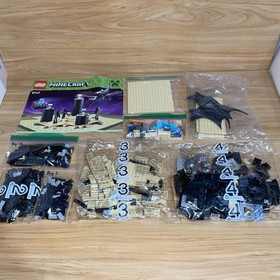 PARTIALLY SEALED BAGS Lego Minecraft The Ender Dragon Set 21117