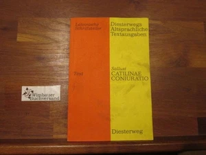 Catilinae coniuratio; Teil: Text. Diesterwegs altsprachliche Textausgaben : Lat. - Picture 1 of 1