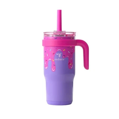 Reduce Coldee Kids Tumbler with Spill-Proof Straw & Handle. - Image 1 of 4