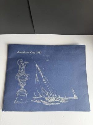 Vintage 1987 Dennis Conner America Cup Official First Day Solomon Stamp Package - Image 1 of 4