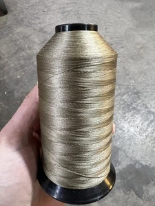 Shade Lt Tan Nylon Thread 8Oz Made in USA by A&E T30 Bonded Nylon - Picture 1 of 2