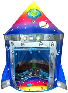 Rocket Ship Play Tent For Kids | Spaceship Toys And Forts For Boys And - Picture 1 of 9