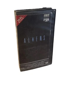 Aliens (1986) VHS, 1987 CBS/FOX Video Red Label Former Library w/Stickers - Imagen 1 de 4