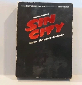 Sin City Recut Extended Unrated DVD Quentin Tarantino Slipcover Pre Owned - Picture 1 of 5