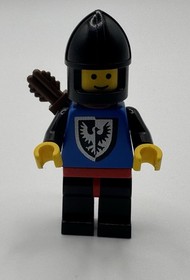 Lego Black Falcon 6102 6103 6062 Black Legs with Red Hips Castle Minifigure