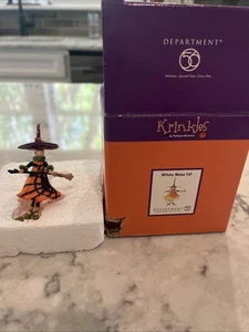 DEPT 56 Patience Brewster, Krinkles *Mini Halloween., Hexe Mama Katze* - Bild 1 von 6