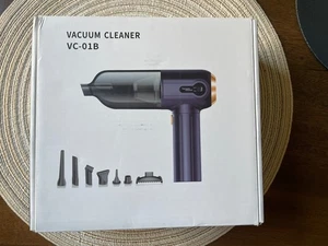 Aspiradora de mano para coche VC-01B 7,4 VDC 80W inalámbrica azul - Imagen 1 de 3