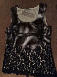 New Fenn Wight Manson Black and Cream Top 12 RRP £69.99 - Picture 1 of 3
