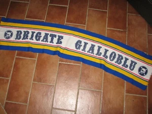 Vintage Brigate Giallobu scarf sciarpa lanetta 70 football soccerModena Verona - Imagen 1 de 1