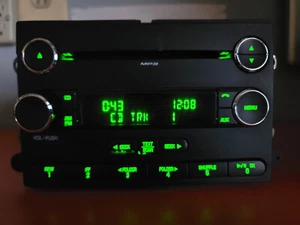 Radio reproductor de CD estéreo Ford Taurus Sable 2008-2009 original 9C2T-18C869-CD Mp3 - Imagen 1 de 19
