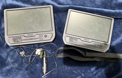 RCA Dual Screen 9" Mobile DVD Player - Black DRC79981E With No Remote - Image 1 of 4