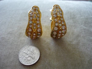 HERMOSOS PENDIENTES DE ARO VENDOME/PALANCA ATORNILLADOS DE COLECCIÓN - Imagen 1 de 5