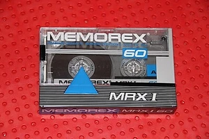 MEMOREX  MRX  I    60    TYPE I      VS II    BLANK CASSETTE TAPE (1)   (SEALED) - Picture 1 of 3