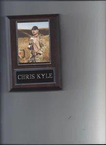 CHRIS KYLE PLAQUE MILITARY US NAVY SEAL USA PHOTO PLAQUE AMERICAN SNIPER - Picture 1 of 1
