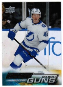 22/23 2022 UPPER DECK SERIES 2 COLE KOEPKE #484 YOUNG GUNS ROOKIE RC CLEAR CUT