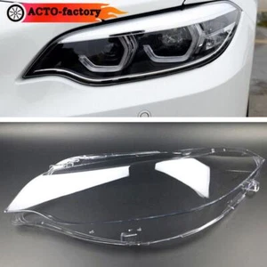 For BMW 2 Series F22 F23 Coupe 2014-2020 Headlight Lens Cover Left - Picture 1 of 5
