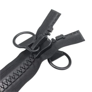 #20 60cm Super Large Plastic Zipper Double Sliders Double Sided Puller Huge S... - Picture 1 of 6