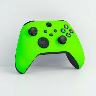Microsoft Xbox Custom Soft Touch Neon Green Bluetooth Controller for Series X S - Image 1 of 4