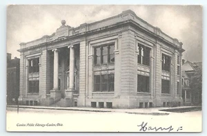 Postal Biblioteca Pública de Cantón Cantón Ohio - Imagen 1 de 2