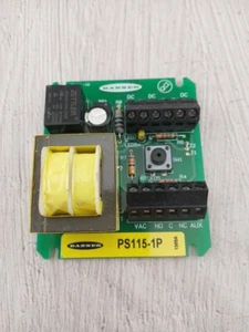 BANNER PS115-1P Power Supply,AC-DC,24V,0.1A,105-130V In,Open Frame,DIN,Sensor - Picture 1 of 9