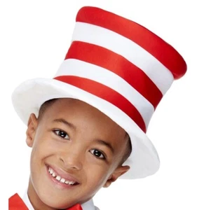 Sombrero De Rayas Para Niños, Libro Infantil, Sombrero De Gato De Smiffys - Imagen 1 de 3