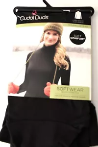 Soft Wear CUDDL DUDS con collo elasticizzato LS taglia XS nero al dettaglio $34 - Foto 1 di 4