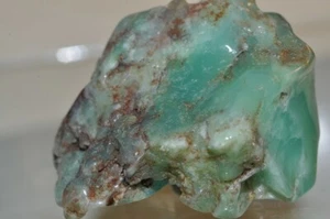 43mm "Earthy Rustic Beauty"~Australian Raw CHRYSOPRASE Nugget Specimen H1333 - Picture 1 of 8