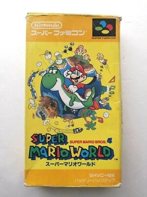 Super Mario World Nintendo Super Famicom Games SFC SNES Japanese from Japan - Image 1 of 4