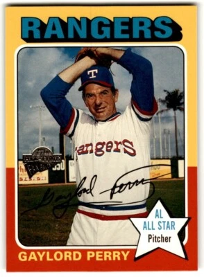 2003 Topps All-Time Fan Favorites Gaylord Perry #39 Texas Rangers - Image 1 of 2