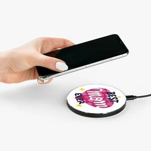 Best Mom Ever Wireless Charger, Cute Phone Charger for Mother's Day, Gift for - Photo 1 sur 4