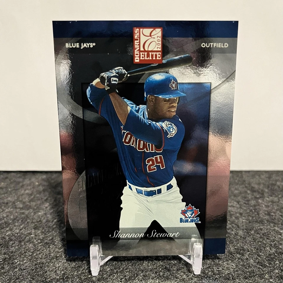 2002 Donruss Elite Shannon Stewart 15 Chicago National #/5 SN Toronto Blue Jays - Image 1 of 2