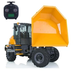 LESU RC Hydraulic Articulated Tipper 1/14 6MDX Metal Dumper 4X4 Light and Sound - Picture 1 of 12