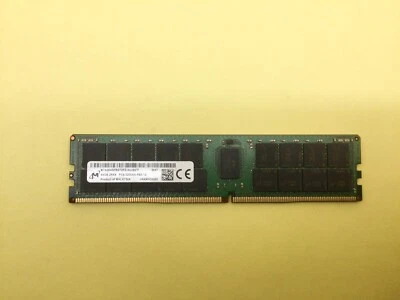 MICRON 64GB(1X64GB) 2Rx4 PC4-3200AA DDR4 SERVER MEMORY MTA36ASF8G72PZ-3G2B2 - Image 1 of 4