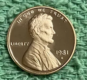 1981-S TYPE-2 **PROOF**  LINCOLN CENT - NICE COIN - L@@K AT PICTURES!!!!!     - Picture 1 of 1