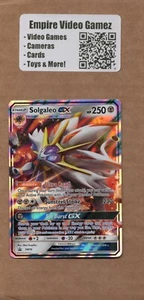 Juego de cartas coleccionables Pokémon Solgaleo GX SM16 2016 Sol y Luna arte ultra completo promoción LP - Imagen 1 de 2