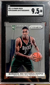 2013-14 Prizm Giannis Antetokounmpo Rookie Card RC #290 9.5 SGC GEM MINT HOF - Bild 1 von 3