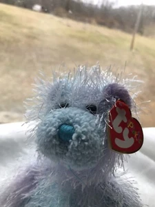 TY Twizzles Bear Punkies Plush, 2002, Two Tone Beanbag Stuffed Animal Toy - Bild 1 von 11