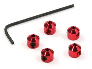 R07200R Aluminio Stopper 2mm Rojo (5 Pcs) - Imagen 1 de 1