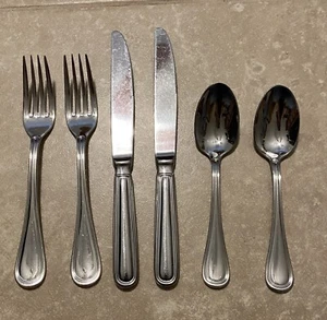 Oneida 18/10 Stainless OMNIA Knives, Spoons, Forks 6 pcs total - Picture 1 of 5