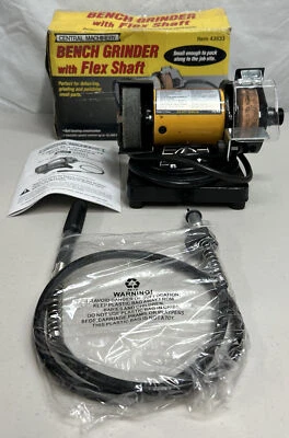 "Amoladora de banco multiusos Central Machinery 43533 3"" 120 V 10 k RPM" Foto 1 de 4