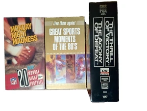 4 VHS SPORTS COMBO~ The Thrill Of Victory / The Agony Of Defeat + 2• 1992 - Picture 1 of 7
