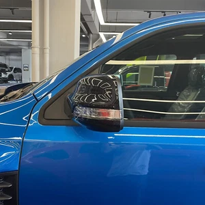 Carbon fiber For Dodge RAM 2019-2023 2024 Rearview Side View Full Mirror Cover - Picture 1 of 18