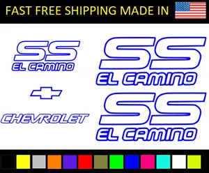 El Camino Decal Kit SS Stickers decal Chevrolet Chevy - Picture 1 of 7