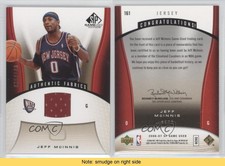 2006-07 SP Game Used Edition Authentic Fabrics Gold /100 Jeff McInnis #161