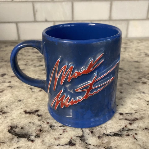 MARK MARTIN NASCAR BLUE 12oz COFFEE MUG #6 B2 Cover