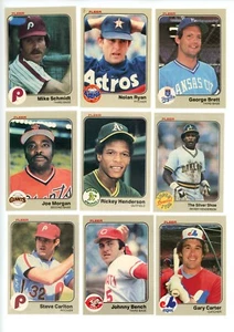 1983 Fleer Baseball Lot of 600+ Mint Cards with 75+ HOF and Stars - Picture 1 of 3