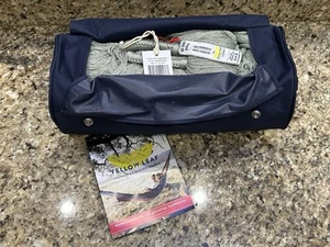 Yellow Leaf King Size Hammock Style Mendocino and Adjustable Stand Charcoal NEW - Picture 1 of 13