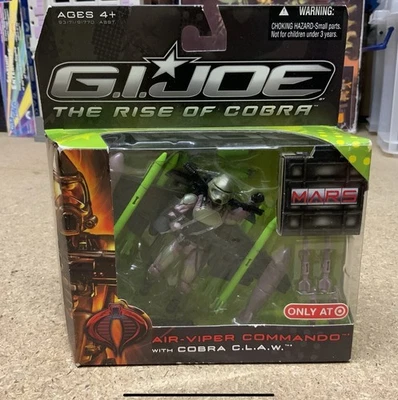 GI Joe Rise Of The Cobra Air-Viper Commander Action Figure New Hasbro Carded MOC - Image 1 of 4